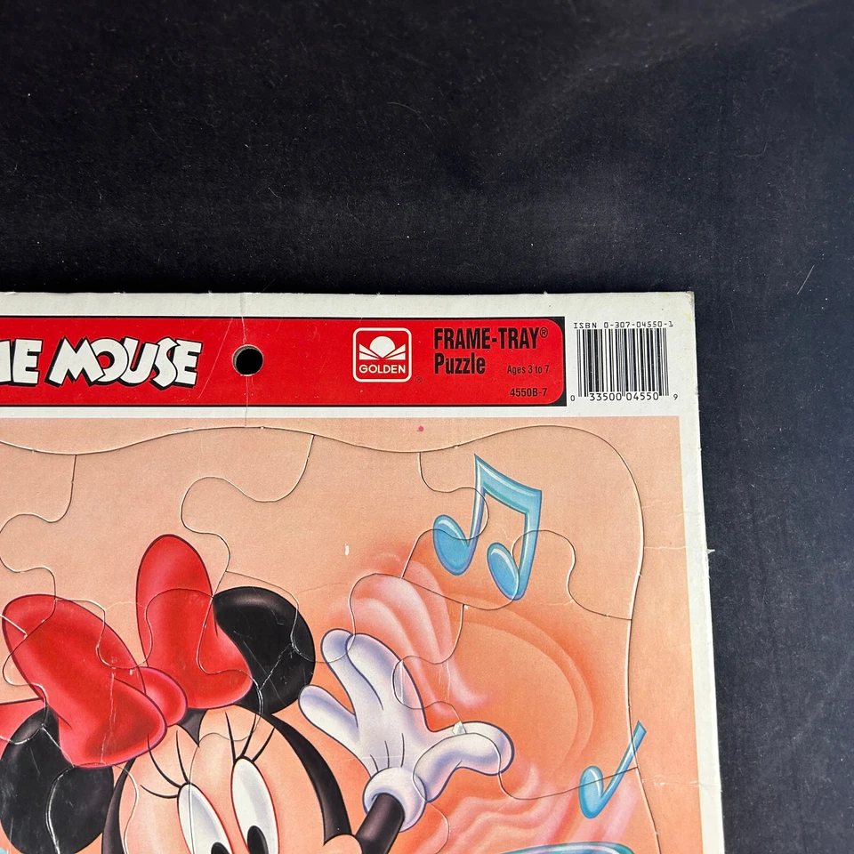 MINNIE MOUSE DANCE WALT DISNEY GOLDEN FRAME TRAY CHILDREN KIDS PUZZLE - WESTERN - Image 2 of 4