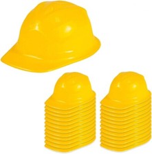 24-Pack Child Construction Hats by Funny Party Hats - Soft Plastic Helmets