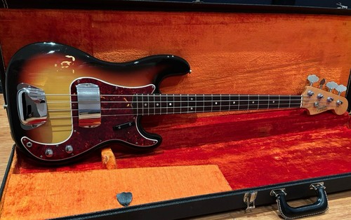 Fender Precision Bass Sunburst 1966 Vintage Original with OHSC U.S.A.