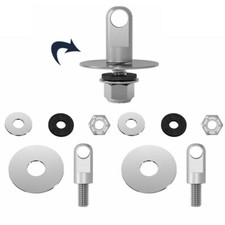 2Pack Ammo Box Lock Kit Ammo Can 30 50 Steel Gun Safe Box Hardware Locking Set