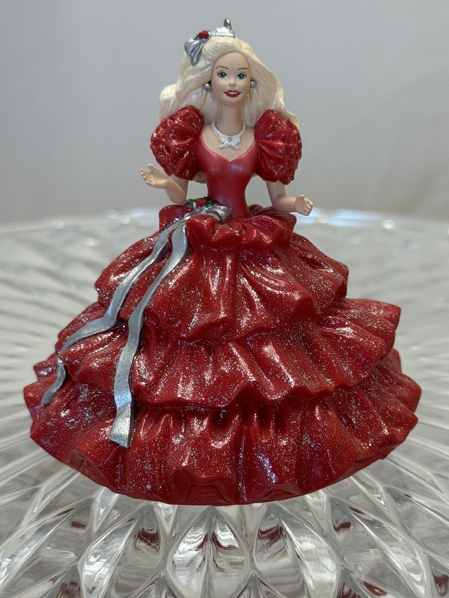 Ornament Happy Holiday Barbies Vintage 1989 Happy Holidays Barbie