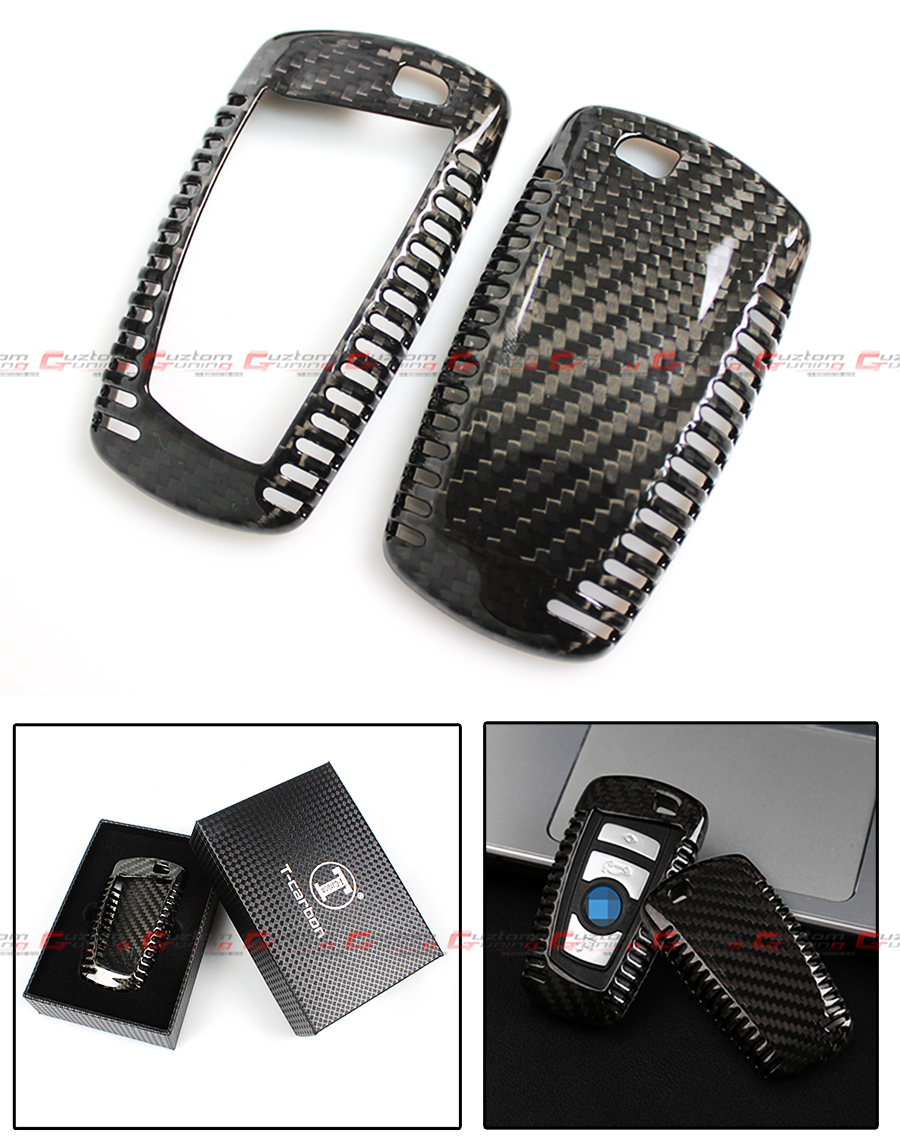 LUXURY CARBON FIBER CASE COVER FOR BMW F30 F32 F22 F10 F80 F82 KEY FOB ...