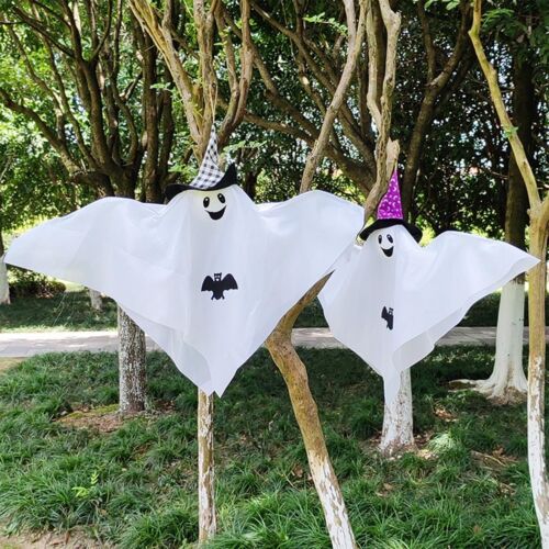 Halloween Decorations Outdoor Scary Ghost White Flying Ornament Party Decor - Picture 2 of 9