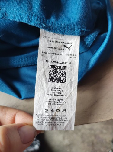 Puma Kids Teal Sz 6 Track Jacket Child Sport Activewear Athleisure Gym Athletic - Picture 8 of 11