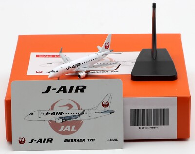 Jcwings JAL 日本航空E170 JA220J 1/400 J-AIR Amazon.com: ACE HOBBY JC Wings J-AIR EMBRAER E170 JA220J 1/400