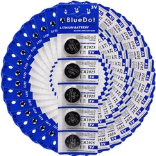 100 CR2025 CR 2025 DL2025 BR 2025 3 Volt Lithium Button Cell Battery USA US Ship