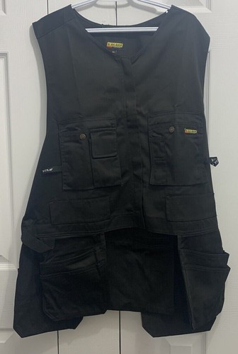 NWT - Black Blaklader Work Tool Vest / Belt with Multi Pockets Size XL