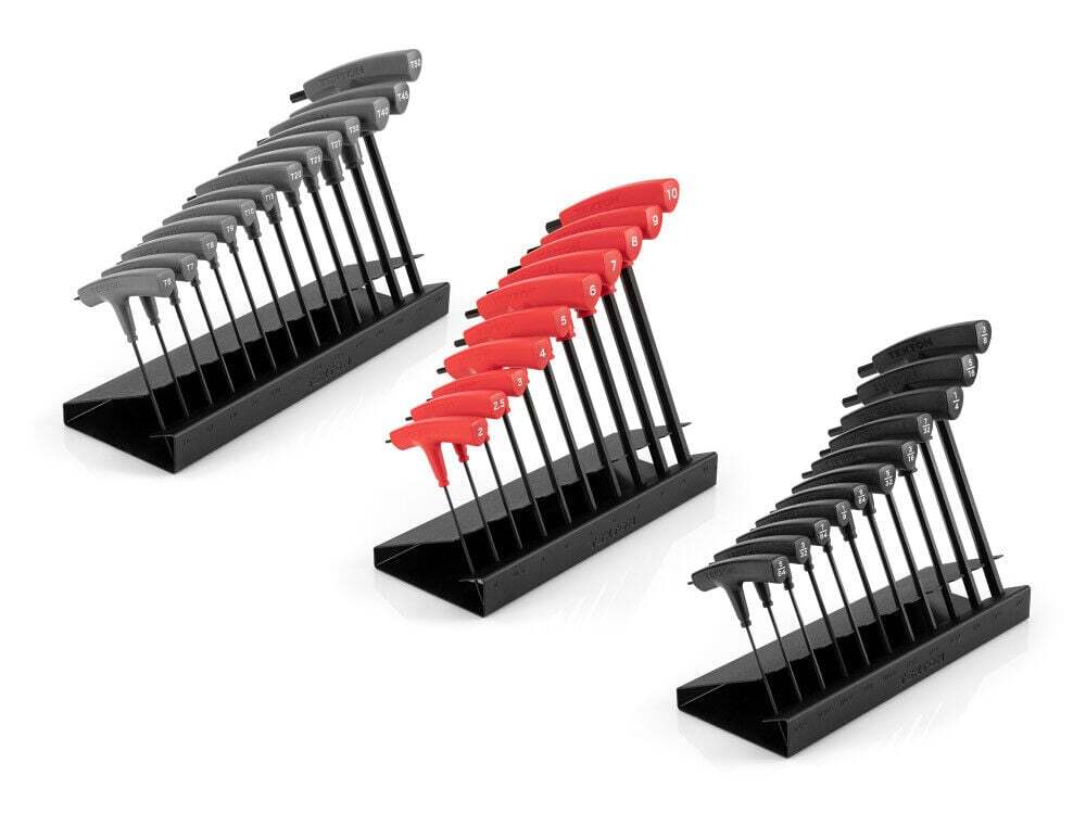 Набор ключей Tekton с шестигранной и звездчатой Т-образной ручкой, 5/64-3/8 дюйма, 2-10 Мм, T6-T50