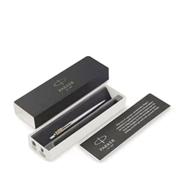 Parker 1953182 Jotter Edelstahl GT Kugelschreiber, Geschenkbox gebürstetes Silber