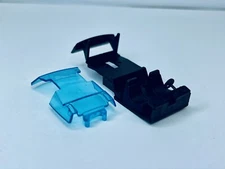 Hot Wheels Redline ( MIGHTY MAVERICK ) INTERIOR+WING + BLUE WINDSHIELD ~