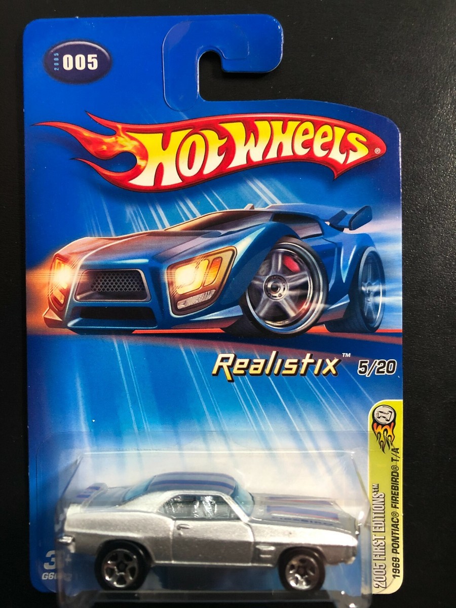 2005 Hot Wheels First Edition 1969 Pontiac Firebird T/A silver