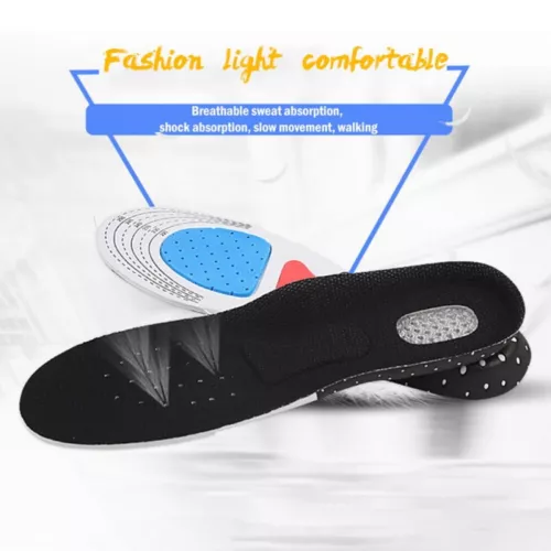 Men Insoles Gel Orthotic Sport/Running Insert Shoe Pad Arch Support Heel Cushion - Picture 5 of 25