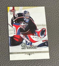 2005-06 Fleer Ultra Hockey #61 Marc Denis Blue Jackets Goalie
