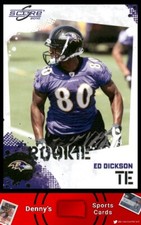 2010 Score #338 Ed Dickson Baltimore Ravens Football Card
