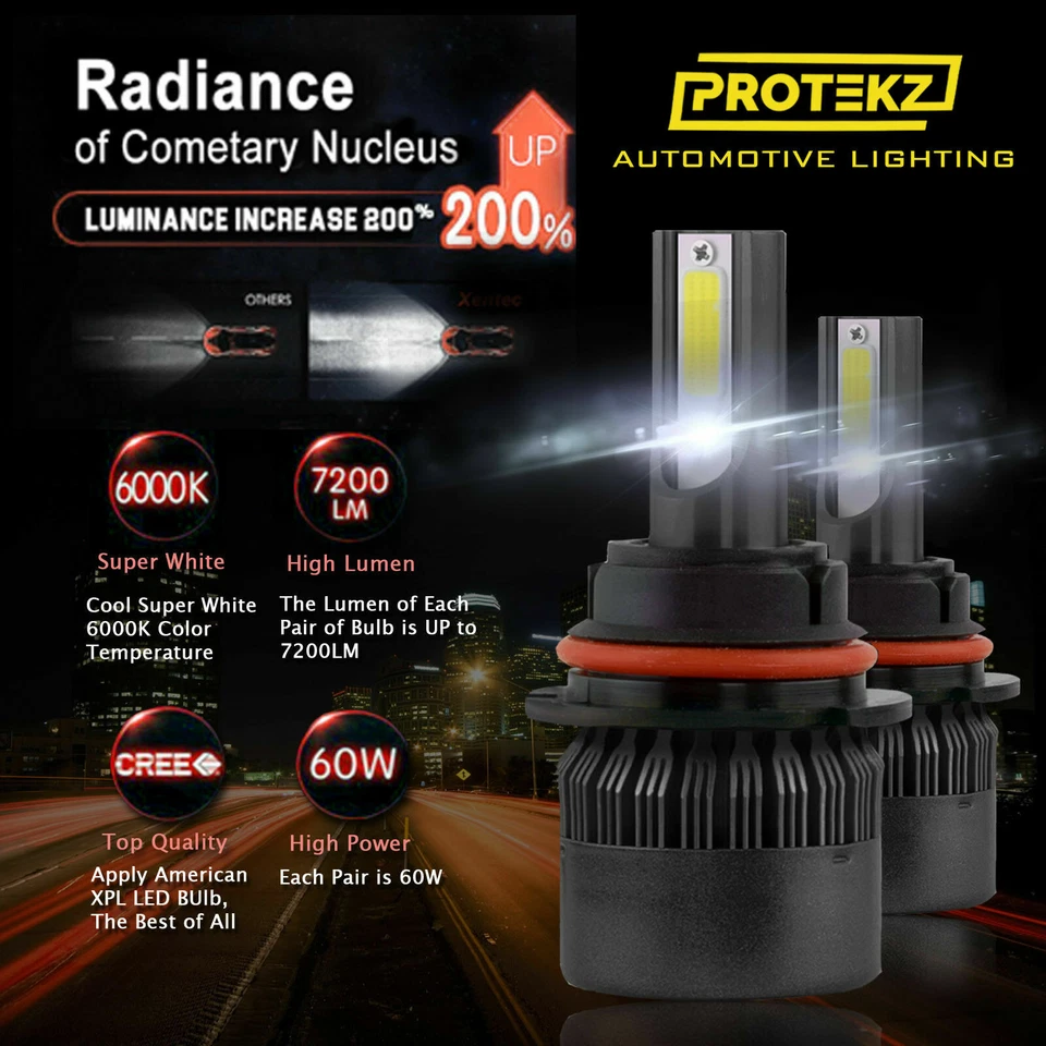 LED Headlight FOG LIGHT Bulb Kit 5202 6000K White For 2010-2013 Chevy Camaro - Image 4 of 4