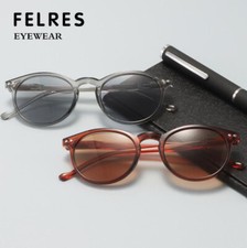 Classic Round Tinted Reading Glasses For Men Women Full Frame Sunglasses New