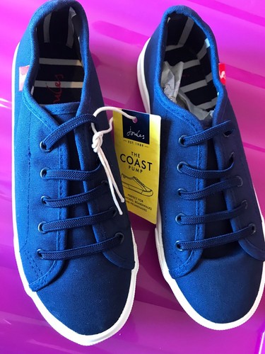 Joules Boys Coast Pump Canvas Lace Up 