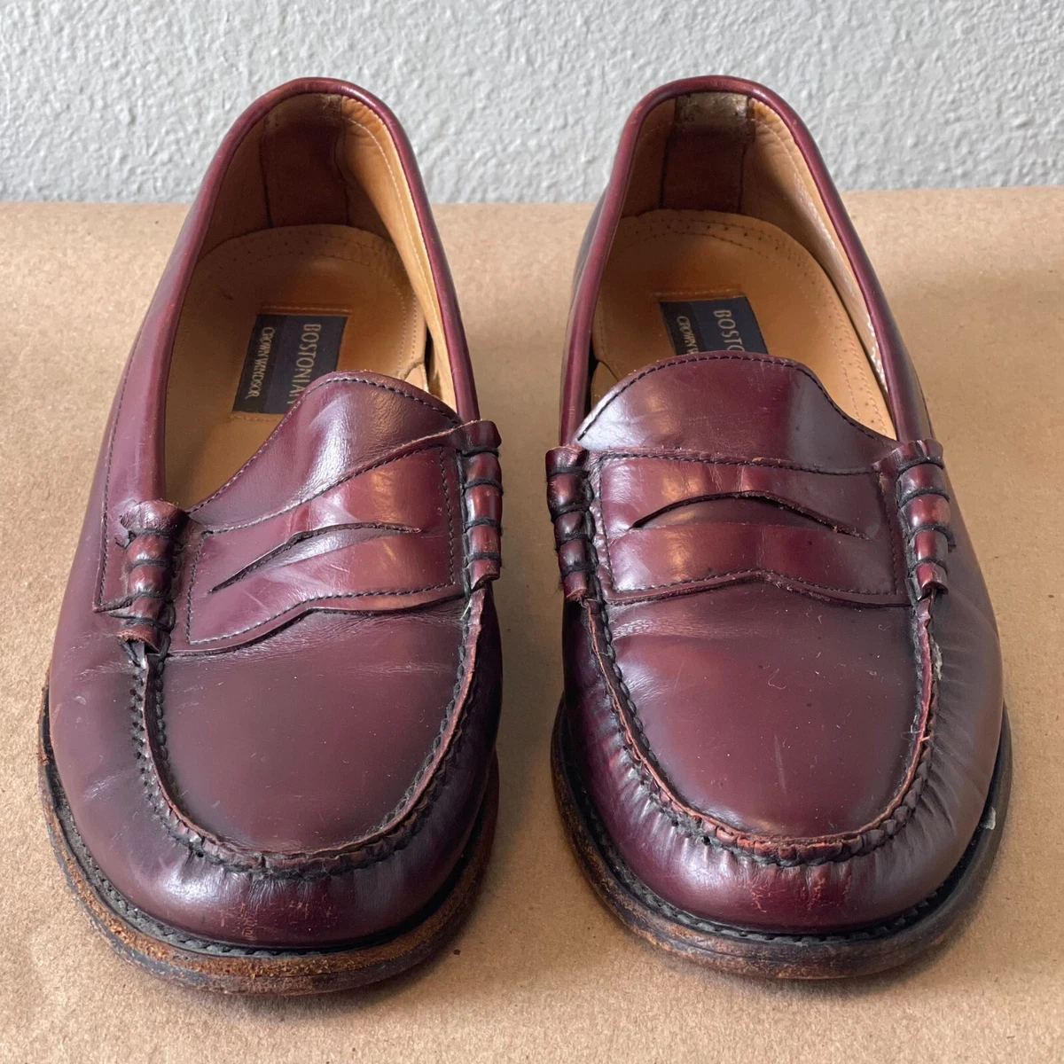 Bostonian Red Dress Shoes Crown Windsor for Men for sale | eBay