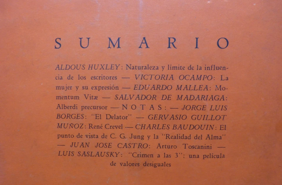 Sur, revista mensual/ Victoria Ocampo/ 1935/ no. 11 - Imagen 3 de 4