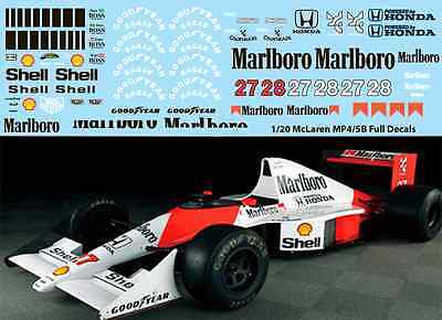 1 Mclaren Mp4 5b Full Tamiya Ayrton Senna Berger Decals Tb Decal Tbd67 Ebay