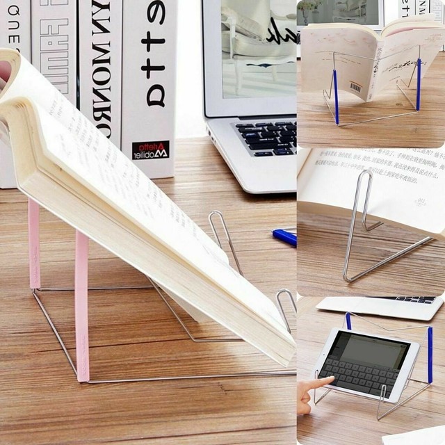 Book Stand Document Holder Reading Rack Adjustable Height Folding