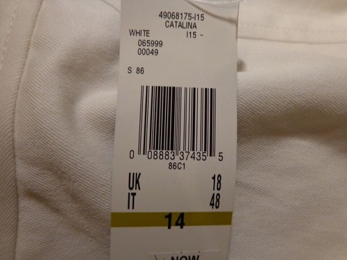 Kasper Pants Women's 14 White Catalina Dress Pants Lined New With Tags - Picture 8 of 11