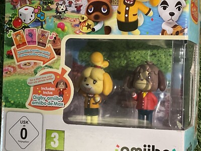 Animal Crossing Amiibo Festival (Wii U) – Coffret NEUF Avec 2 Figurines + 3 Cartes