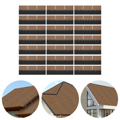 Roofing Shingles Asphalt Shingles Roof Tiles 21Pcs Asphalt Roof Shingles 2.7mm 