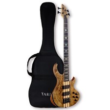 4 String Electric Bass Guitar Burl poplar top Millettia Laurentii Okoume body