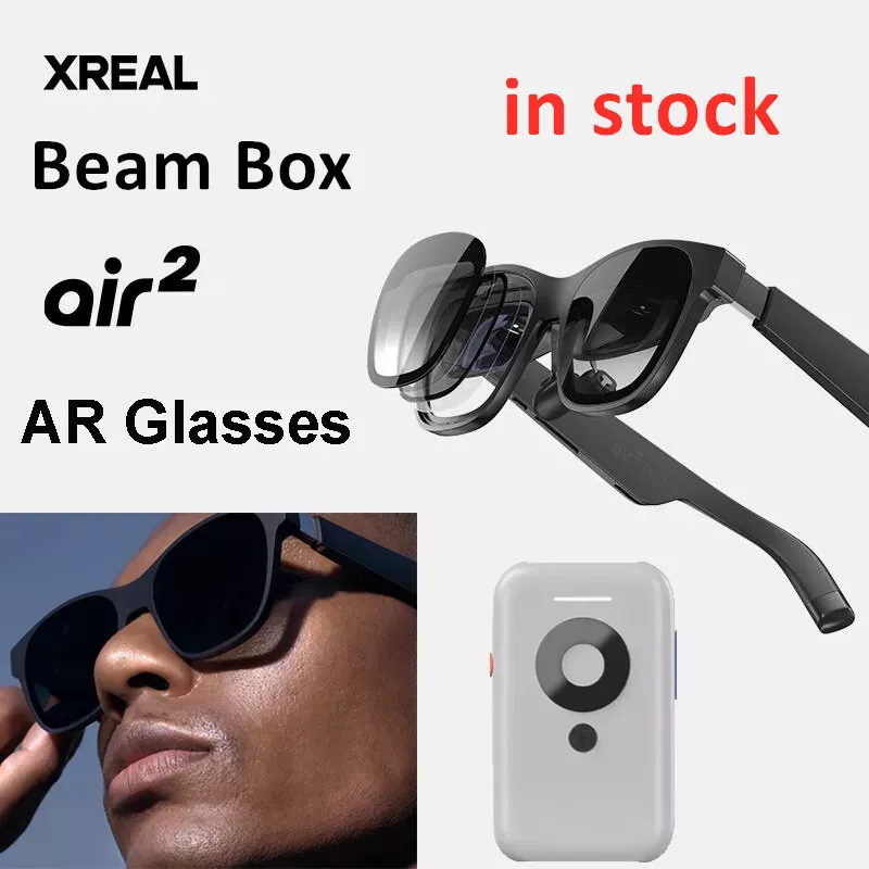 Xreal Nreal Air2 Pro AR Glasses with Xreal Beam Smart Terminal 330 Giant  Screen