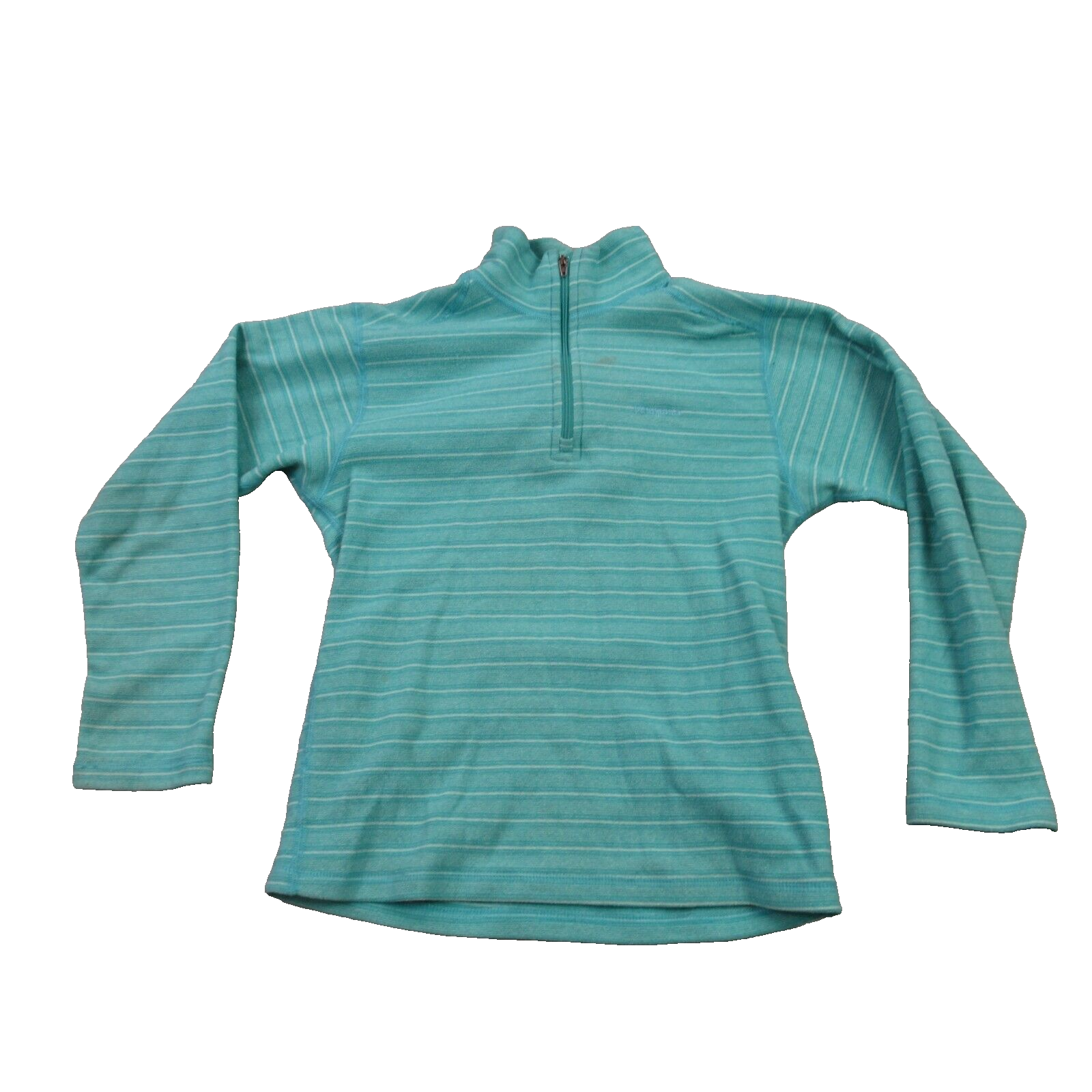 Patagonia Sweater Womens Small Long Sleeve High Neck 1/4 Zip Pullover Green