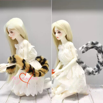 Dollmore 1/12 1/8 1/6 1/4 1/3 Uncle BJD Tiger Tail Fuzzy Beast Tail Accessory