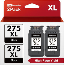 PG-275XL 275XL Compatible for Canon PG-275 Black Ink Cartridge High Yield 275...