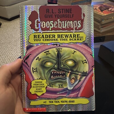 Give Yourself Goosebumps Tick Tock, You're Dead #2 R.L. Stine 1st Printing 1995