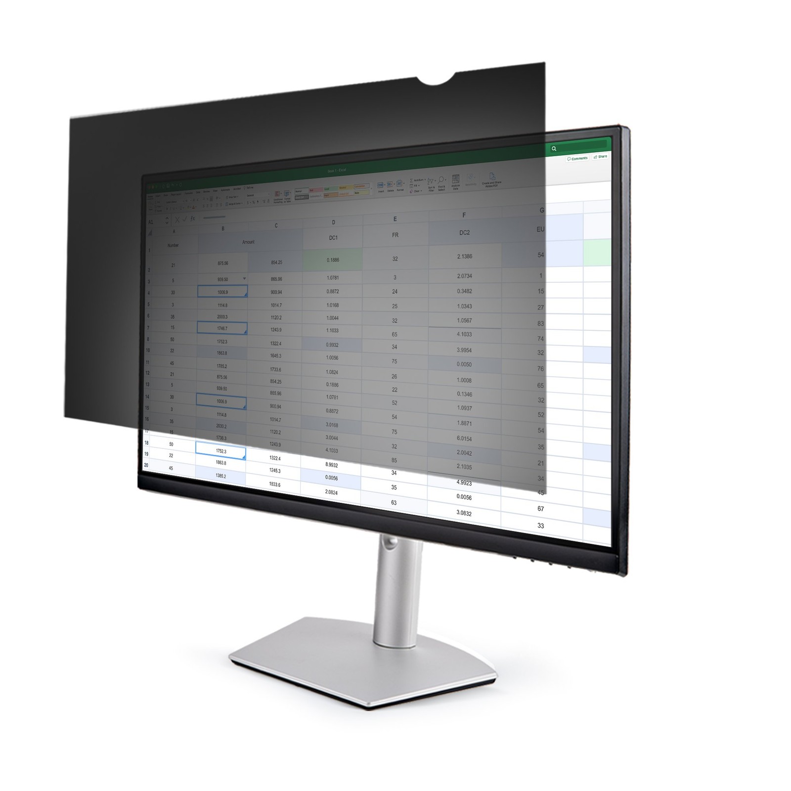 StarTech.com Monitor Privacy Screen for 19 inch PC Display - Computer Screen Sec