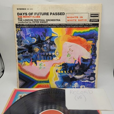 MOODY BLUES Days Of Future Passed Vinyl Record LP '67 1st press VG