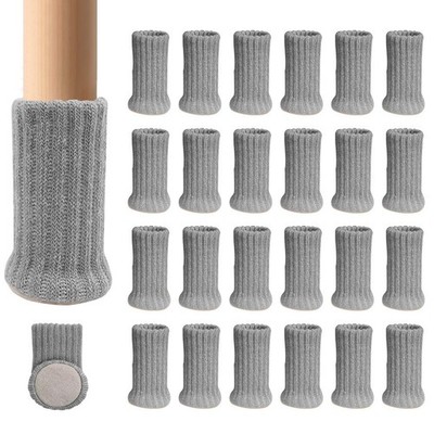 Stuhlbeinsocken Möbelsocken 24er Pack Bodenschoner rutschfest Möbelkappen