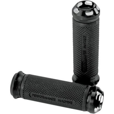 Performance Machine Elite Apex Grips Black #0063-2043-BM Harley Davidson
