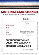 Stefano G. Azza Materialismo storico. Rivista di filosofia, storia e sci (Poche)