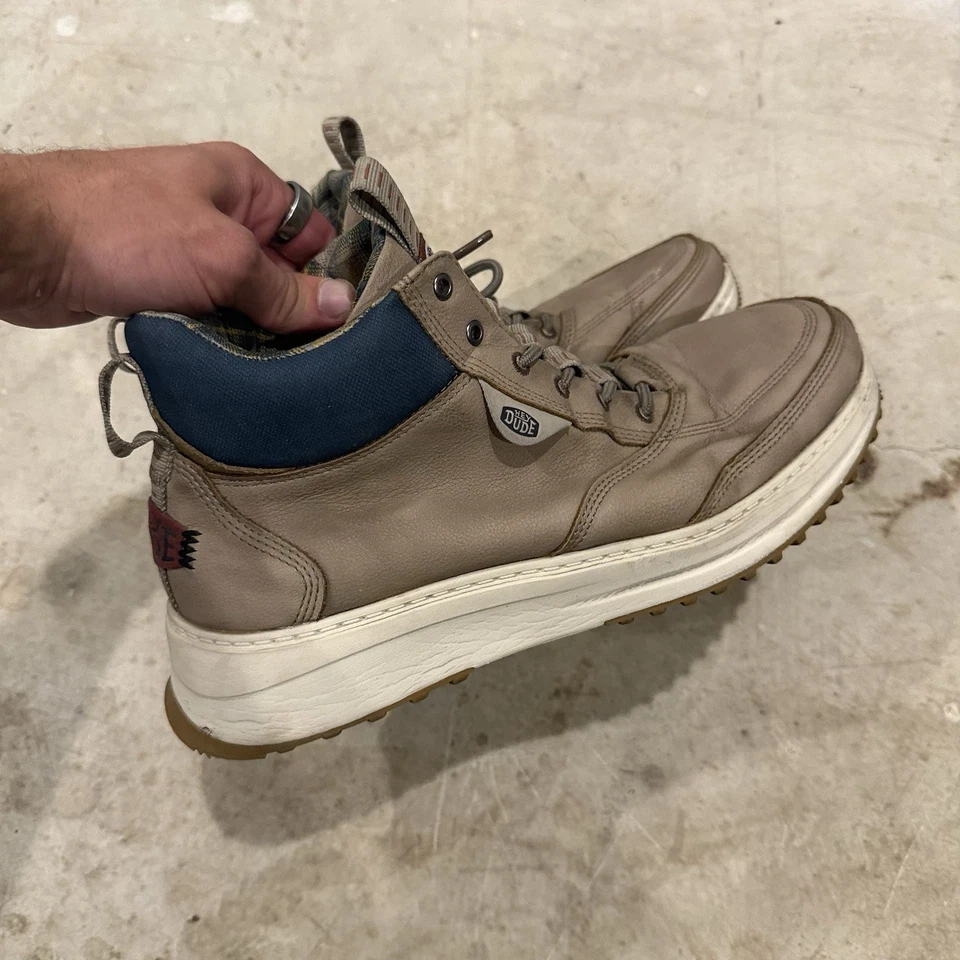 Hey Dude Tahoe Clásico Color Gris Topo Botas Zapatos Tenis Para Hombre Talla 11 Foto 2 de 4