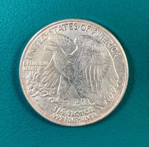 RM Walking Liberty 1/4 Troy Oz .999 Fine Silver Round Coin