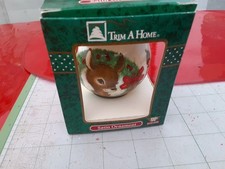 Trim A Home Satin Ornament Deer Made In The USA