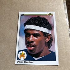 - Star Rookie Deion Sanders #13 (RC) 1990 Upperdeck Tiffany Football Card Mint