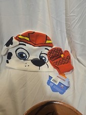 Marshall Paw Patrol Winter Hat Mittens 2pc Set 2015 Spin Master Toddler 2-4t