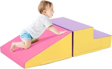 Climbing Toys for Toddlers, Soft Play Set for Crawling, Climbing, Sliding, Indoo
