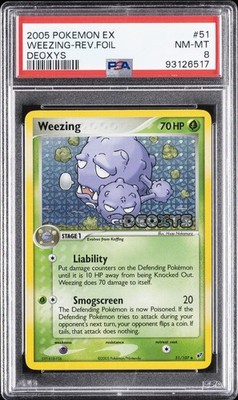 Weezing 51/107 Deoxys Reverse Holo for sale online | eBay