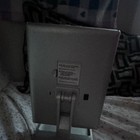 LED Lighted Rectangle Tabletop Make-up Mirror, Silver Matte Plastic Frame — photo 2