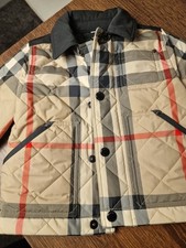 Authentic Burberry Baby's Checked Jacket Age 12-18 Months .NewWith Tags