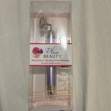 Plum Beauty Rose Quartz Vibrating Handheld Fa...