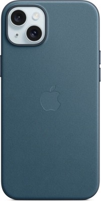 Apple iPhone 15 Plus Finewoven Case mit Magsafe - Pazifik Blau